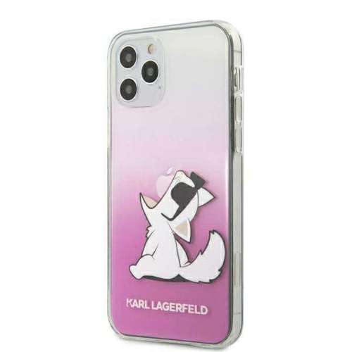 Karl Lagerfeld KLHCP12MCFNRCPI iPhone 12/12 Pro 6,1" różowy/pink hardcase Choupette Fun