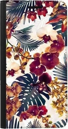 Portfel DUX DUCIS Skin PRO tropikalne kwiaty na Samsung Galaxy A50 / A50s / A30s