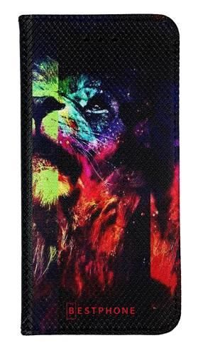 Portfel Wallet Case LG K20 kolorowy lew