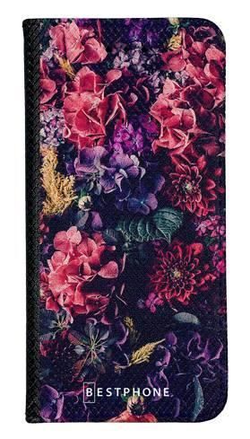 Portfel Wallet Case Samsung Galaxy A60 kompozycja kwiatowa