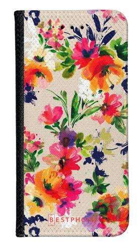 Portfel Wallet Case Samsung Galaxy Note 20 malowane kwiaty