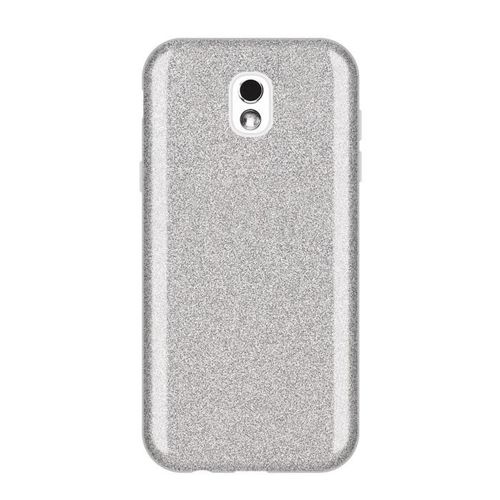 Wozinsky Glitter Case błyszczące etui pokrowiec z brokatem Samsung Galaxy J5 2017 J530 srebrny