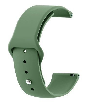 opaska pasek bransoleta (20mm) SMOOTHBAND Samsung Watch ACTIVE 1/2 40/44mm zielona