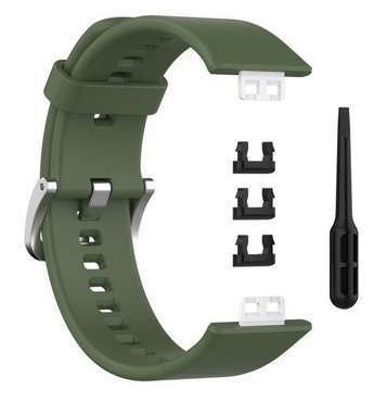 opaska pasek bransoleta SMOOTHBAND Huawei Watch FIT army green