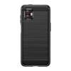 Carbon Case etui Samsung Galaxy XCover 6 Pro elastyczny silikonowy karbonowy pokrowiec czarne