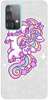 Etui Brokat SHINING jednorożec różowy na Samsung Galaxy A52 5G