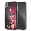 Etui Guess GUHCI65GLHFLRA iPhone Xs Max raspberry hard case Glitter Hearts