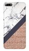 Etui IPAKY Effort marmurowy brokat na Huawei Y6 2018 +szkło hartowane