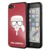 Etui Karl Lagerfeld KLHCI8DLHRE iPhone 7/8 czerwony/red Iconic Glitter Karl`s Head