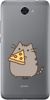 Etui ROAR JELLY koteł z pizzą na Huawei Y7