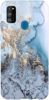 Etui SPIGEN Liquid Crystal błękitny marmur na Samsung Galaxy M21