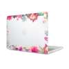 Etui różowe kwiaty dookoła na Apple Macbook PRO 16 A2141