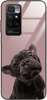 Etui szklane GLASS CASE różowy buldog Xiaomi Poco M4 PRO 5G 