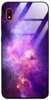 Etui szklane GLASS CASE różowy kosmos Samsung Galaxy A10 