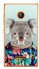 Foto Case Microsoft Lumia 435 koala w koszuli