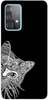 Foto Case Samsung Galaxy A52 5G biało czarny kot
