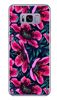 Foto Case Samsung Galaxy S8 Plus różowo czarne kwiaty