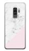 Foto Case Samsung Galaxy S9 Plus biały marmur z pudrowym