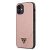 Guess GUHCP12SVSATMLPI iPhone 12 mini 5,4" różowy/pink hardcase Saffiano