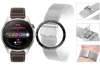 Opaska pasek bransoleta Milanese band z zapięciem Huawei Watch 3 PRO 48mm srebrna + szkło 5D