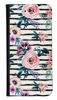 Portfel Wallet Case Motorola Moto G6 Play kwiaty i paski