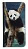 Portfel Wallet Case Samsung Galaxy M11 panda na drzewie
